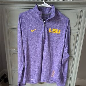 LSU Purple Quarter-Zip Pullover